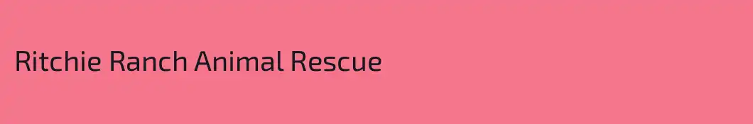 Ritchie Ranch Animal Rescue